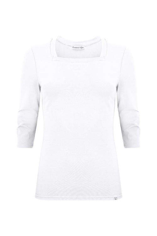 ERICA z rękawami 3:4 Brilliant White przód.jpg