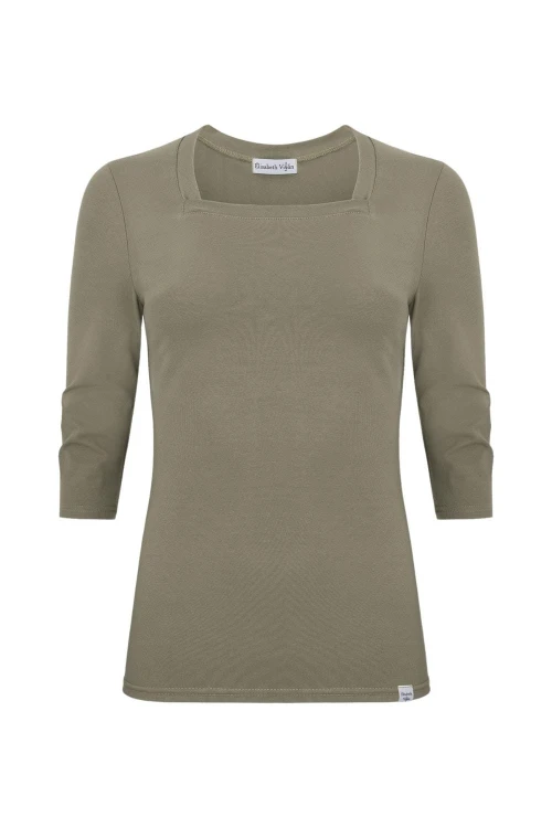 ERICA z rękawami 3:4 Vetiver przód.jpg