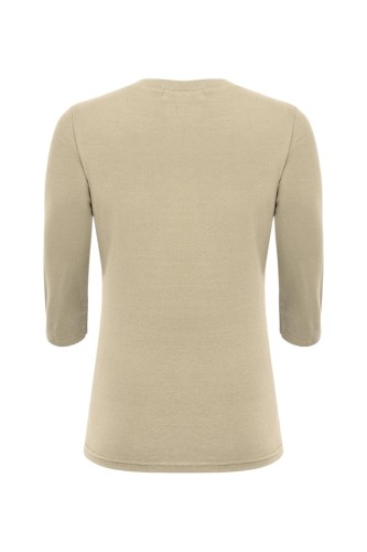 ERICA z rękawami 3:4 Brown Rice tył.jpg