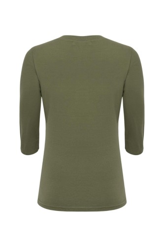 ERICA z rękawami 3:4 Dusty Olive tył.jpg