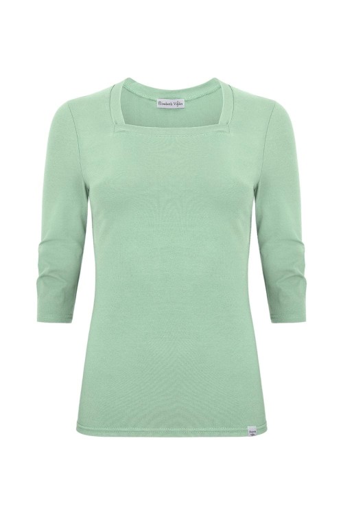ERICA z rękawami 3:4 Grayed Jade przód.jpg