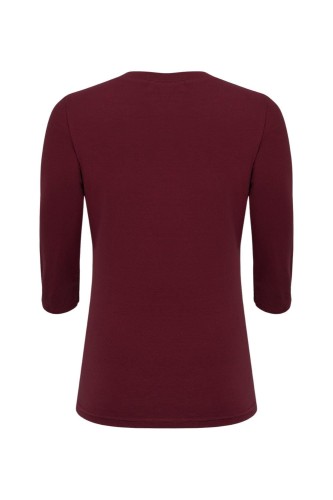 ERICA z rękawami 3:4 Zinfandel tył.jpg