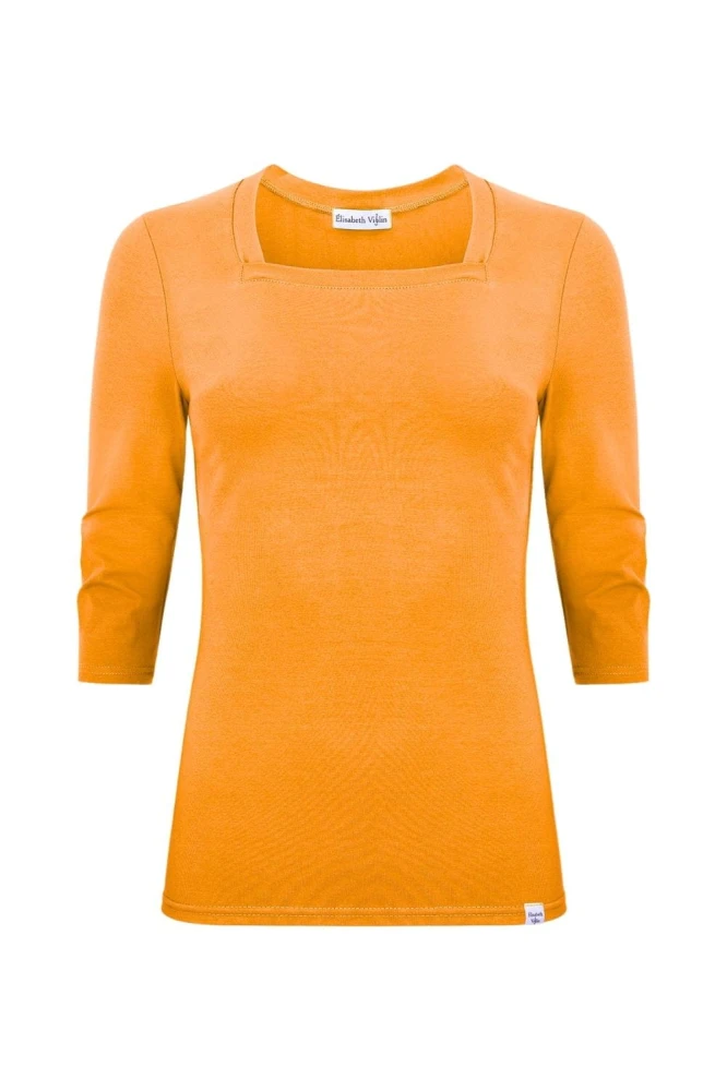 ERICA z rękawami 3:4 Blazing Orange przód.jpg