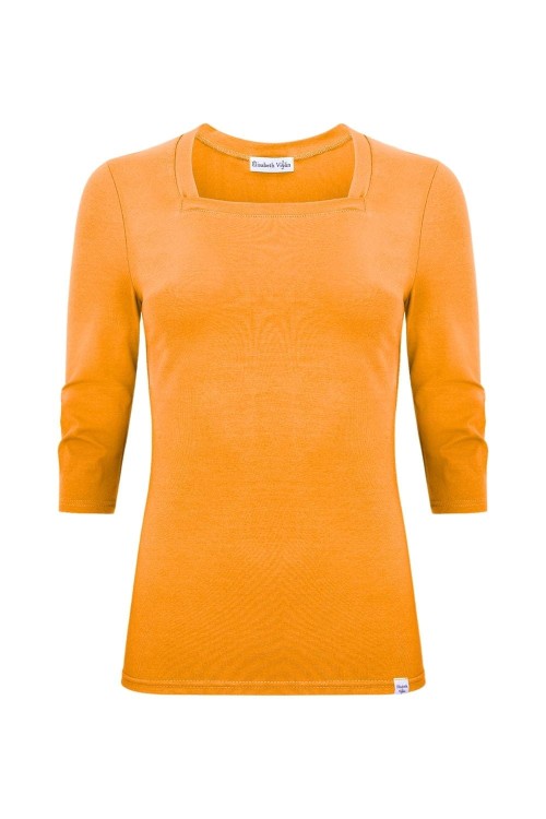 ERICA z rękawami 3:4 Blazing Orange przód.jpg