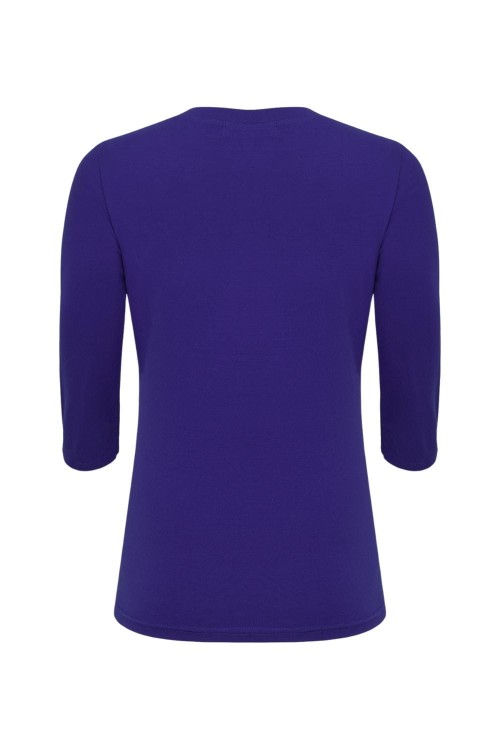 ERICA z rękawami 3:4 Clematis Blue tył.jpg