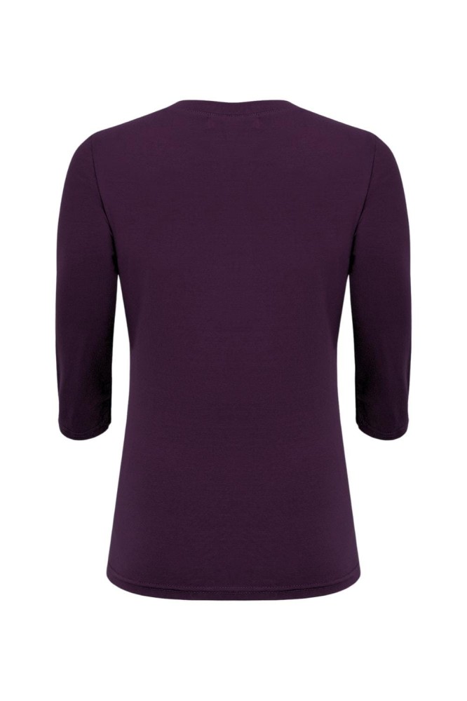 ERICA z rękawami 3:4 Plum Purple tył.jpg