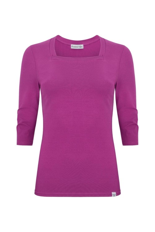 ERICA z rękawami 3:4 Festival Fuchsia przód.jpg