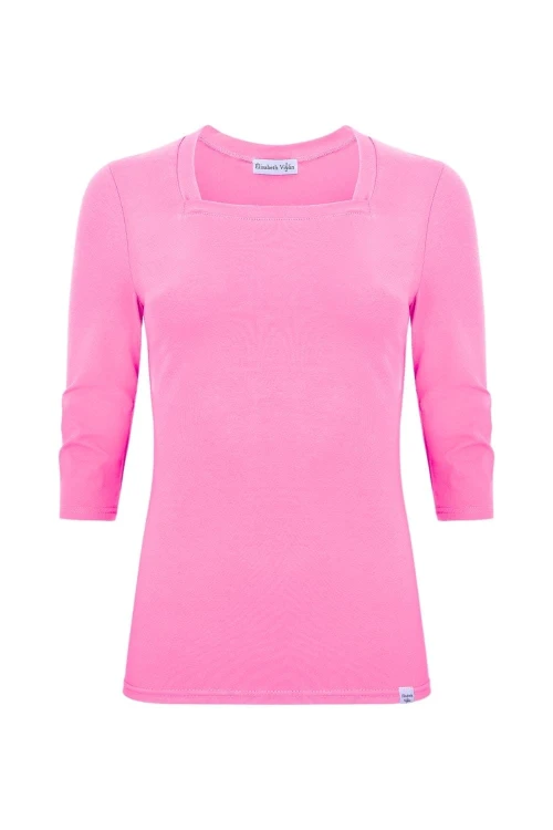ERICA z rękawami 3:4 Aurora Pink przód.jpg