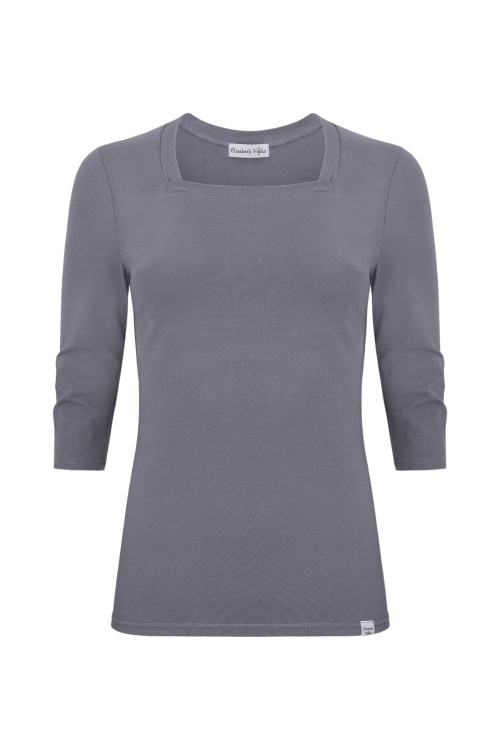 ERICA z rękawami 3:4 Quiet Shade przód.jpg