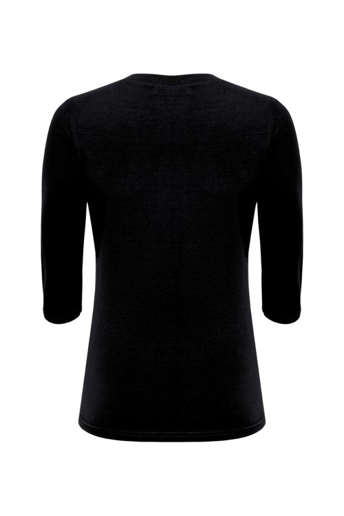 ERICA z rękawami 3:4 Black tył.jpg