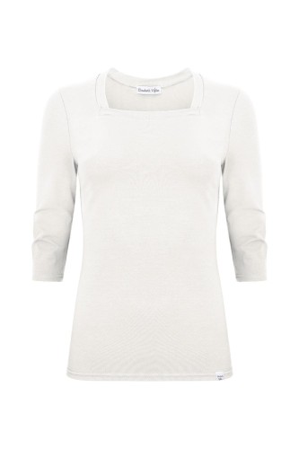 ERICA z rękawami 3:4 Star White przód.jpg