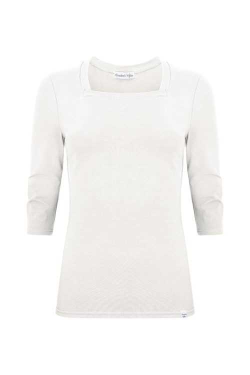 ERICA z rękawami 3:4 Star White przód.jpg