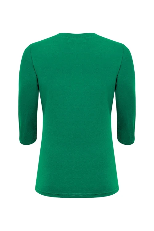 ERICA z rękawami 3:4 Deep Green tył.jpg