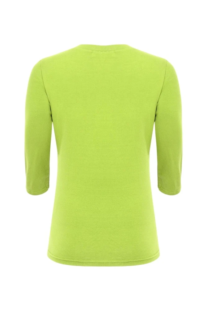 ERICA z rękawami 3:4 Green Glow tył.jpg