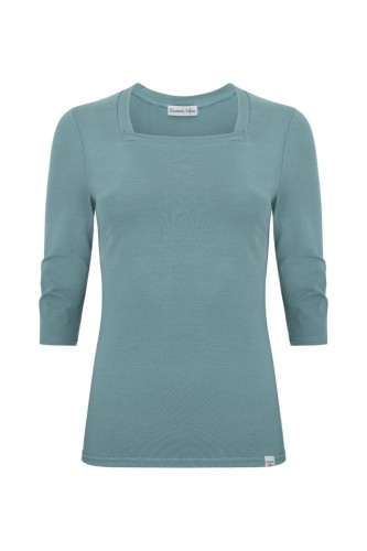 ERICA z rękawami 3:4 Smoke Blue przód.jpg