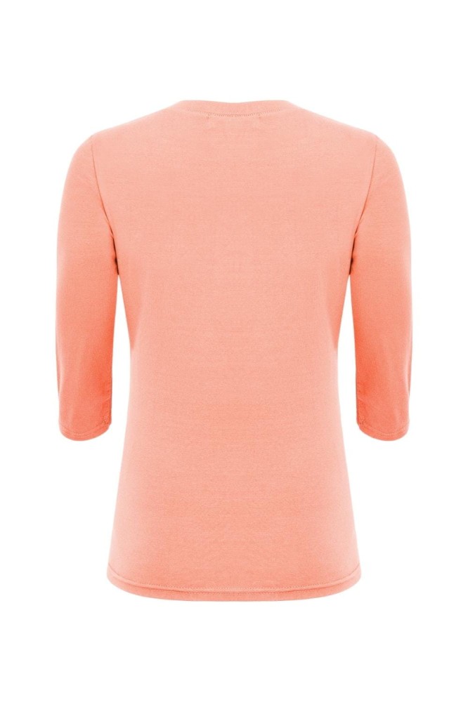 ERICA z rękawami 3:4 Coral Cloud tył.jpg