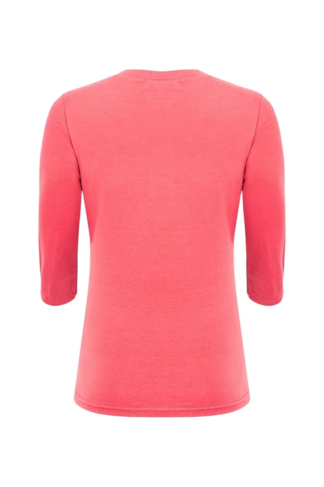 ERICA z rękawami 3:4 Sunkist Coral tył.jpg
