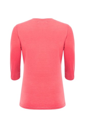 ERICA z rękawami 3:4 Sunkist Coral tył.jpg