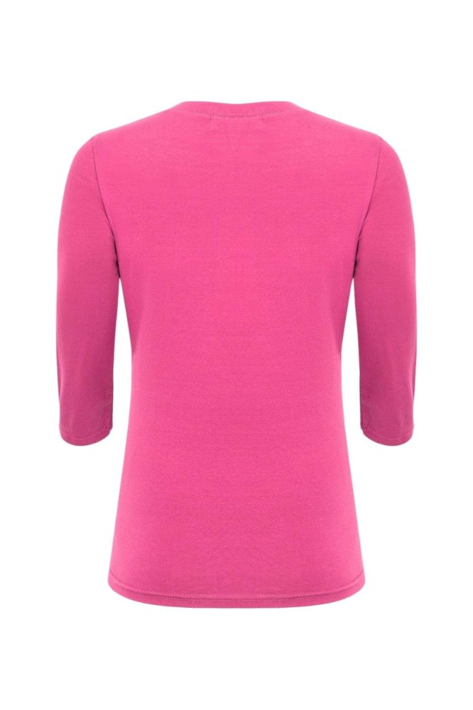 ERICA z rękawami 3:4 Shocking Pink tył.jpg