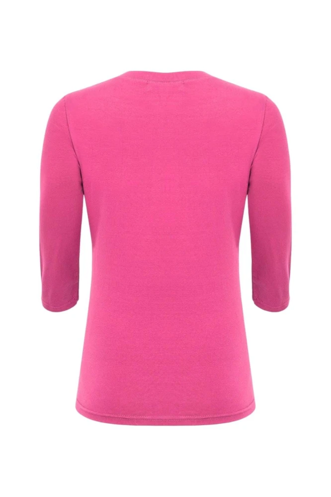 ERICA z rękawami 3:4 Shocking Pink tył.jpg