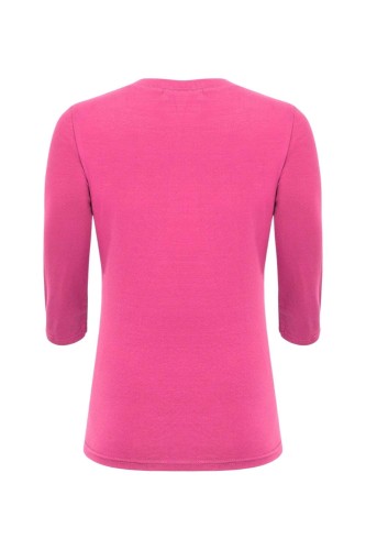 ERICA z rękawami 3:4 Shocking Pink tył.jpg