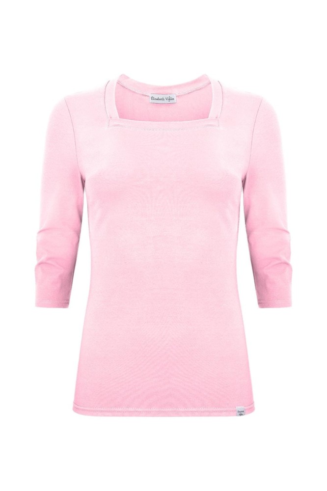 ERICA z rękawami 3:4 Parfait Pink przód.jpg