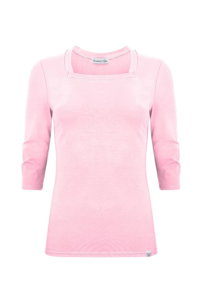ERICA z rękawami 3:4 Parfait Pink przód.jpg