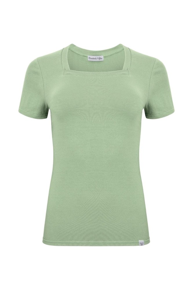 ERICA z krótkimi rękawami Iceberg Green przód.jpg