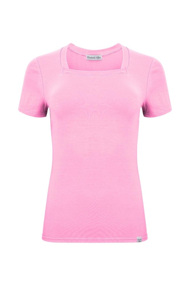 ERICA z krótkimi rękawami Sea Pink przód.jpg