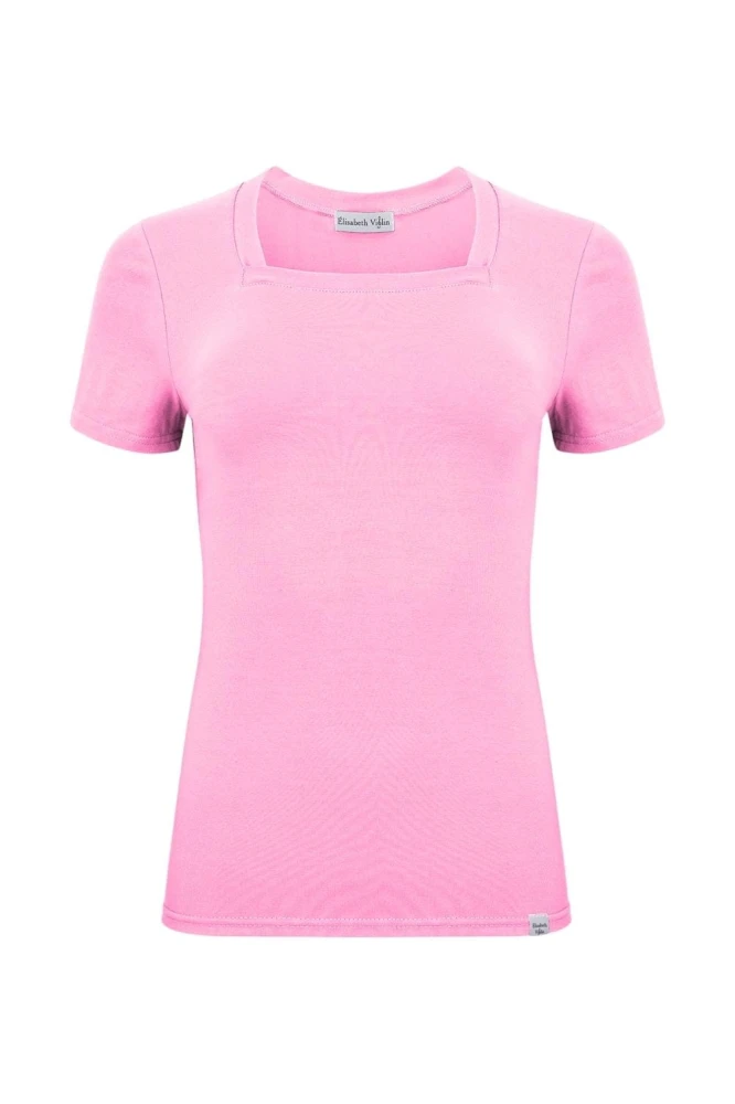 ERICA z krótkimi rękawami Sea Pink przód.jpg