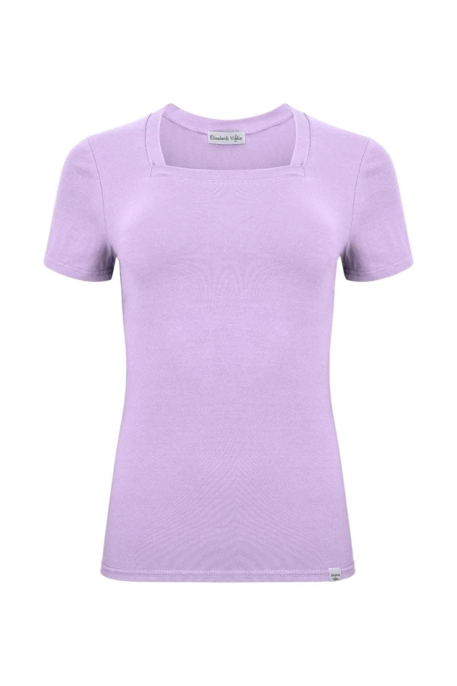 ERICA z krótkimi rękawami Lavender przód.jpg