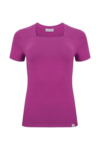 ERICA z krótkimi rękawami Festival Fuchsia przód.jpg