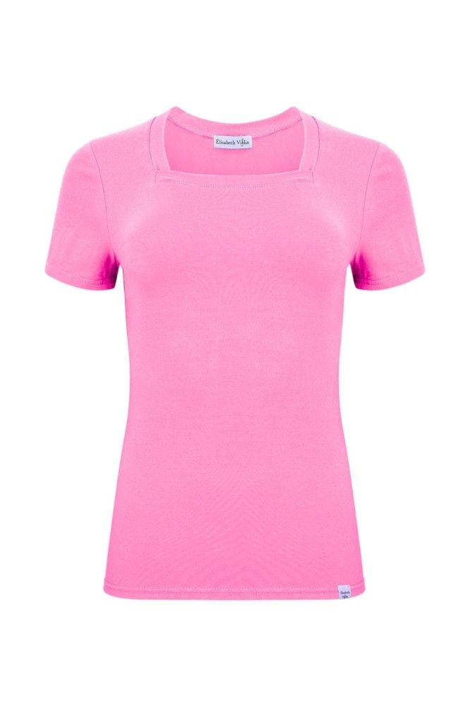 ERICA z krótkimi rękawami Aurora Pink przód.jpg