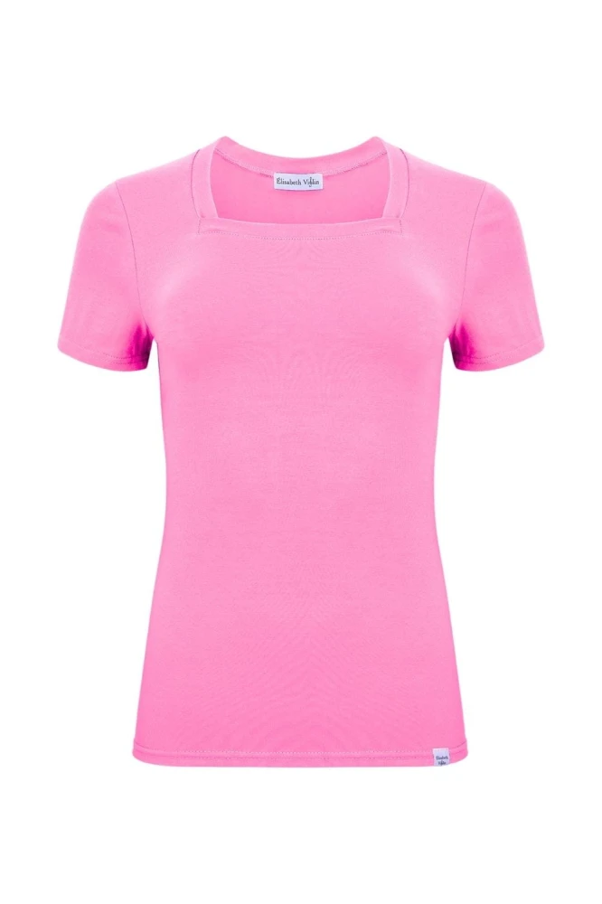 ERICA z krótkimi rękawami Aurora Pink przód.jpg