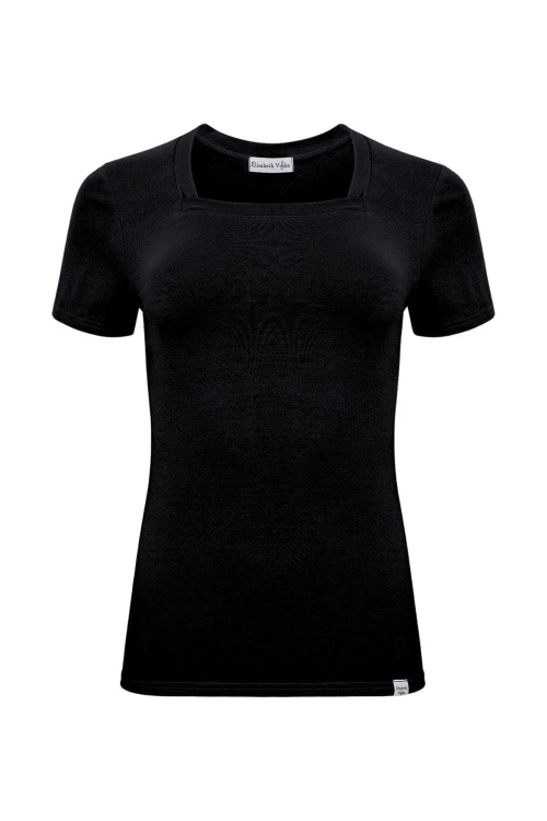 ERICA z krótkimi rękawami Black przód.jpg