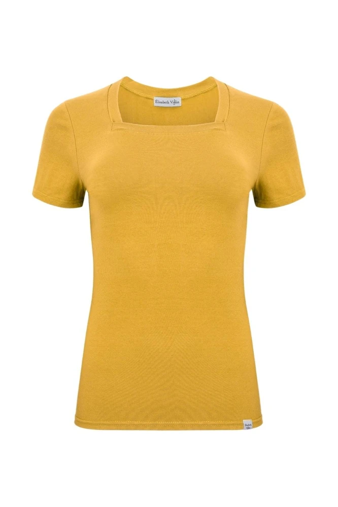 ERICA z krótkimi rękawami Mineral Yellow przód.jpg