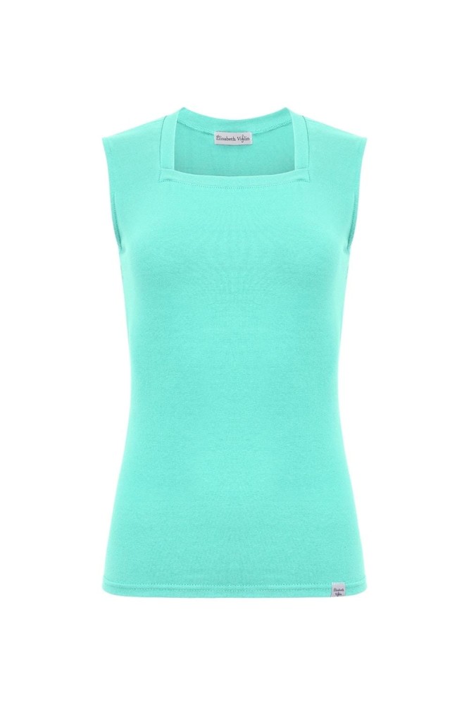 ERICA bez rękawków Blue Turquoise przód.jpg