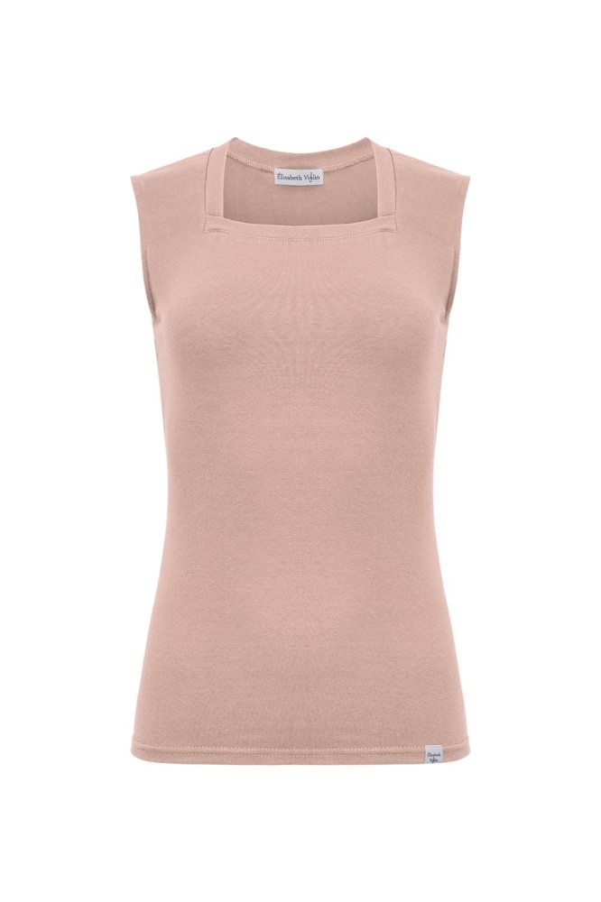 ERICA bez rękawków Warm Taupe przód.jpg