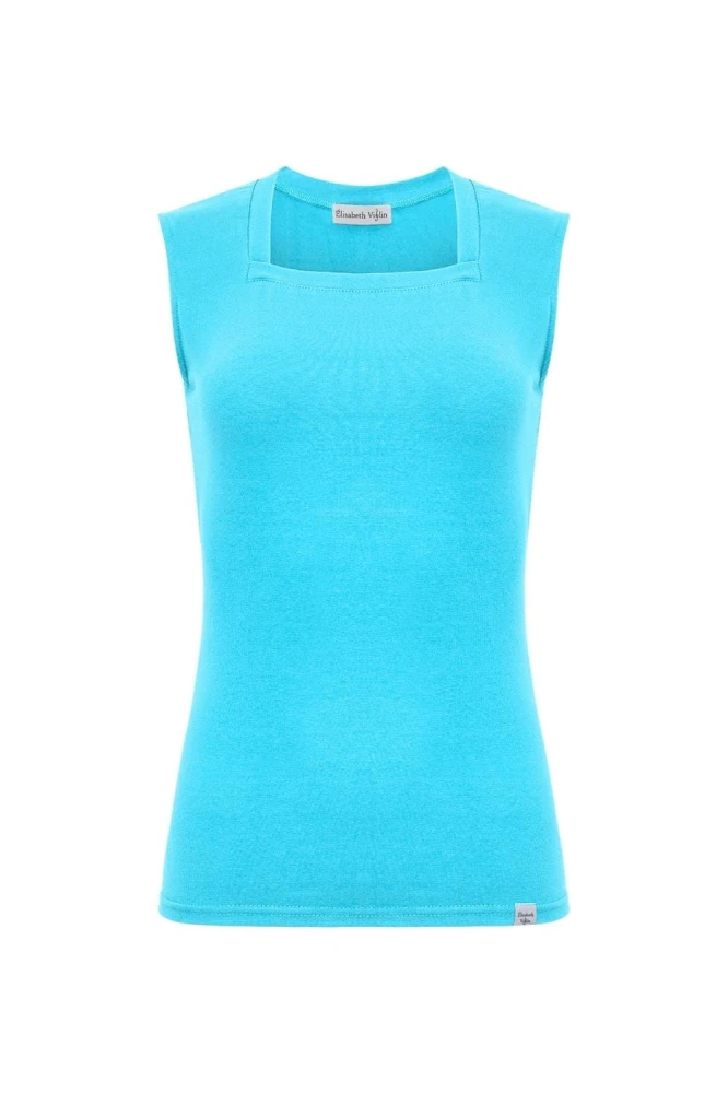 ERICA bez rękawków Cyan Blue przód.jpg
