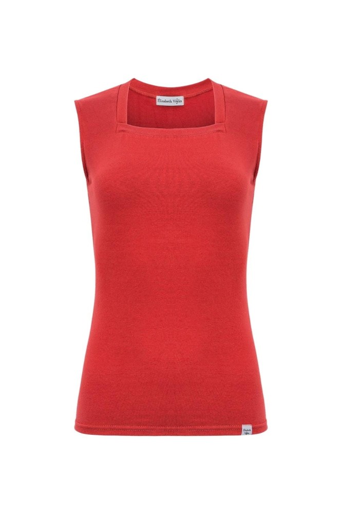 ERICA bez rękawków Ribbon Red przód.jpg