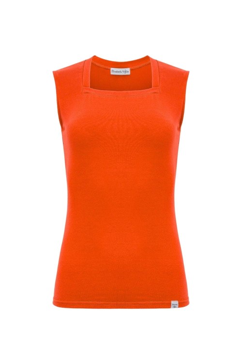 ERICA bez rękawków Mandarin Red przód.jpg