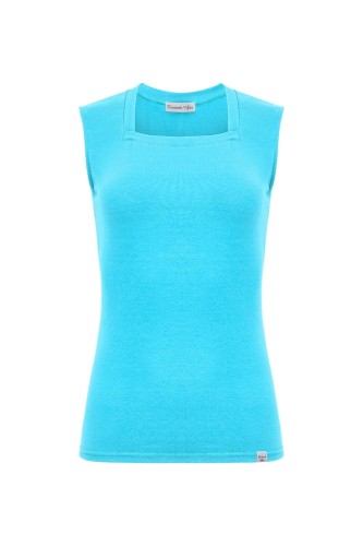 ERICA bez rękawków Cyan Blue przód.jpg
