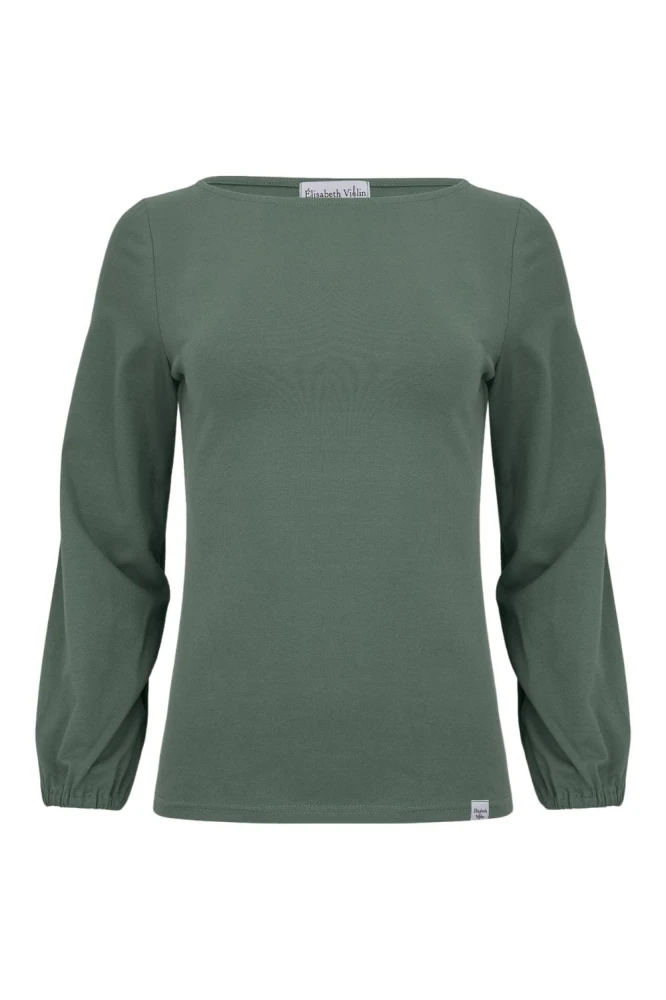 MIA z długimi rękawami Balsam Green przód.jpg