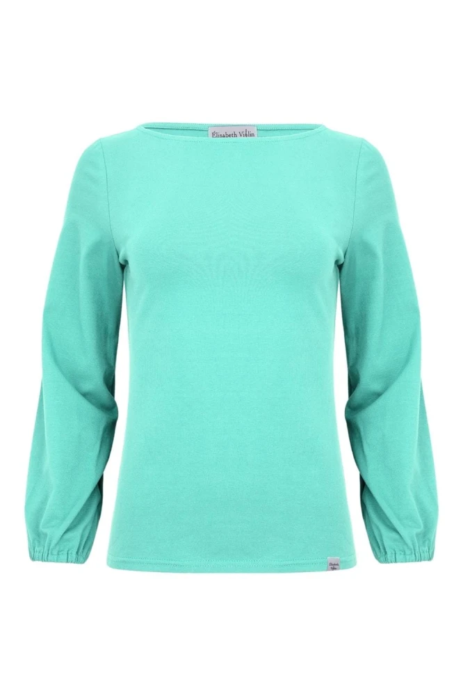 MIA z długimi rękawami Blue Turquoise przód.jpg