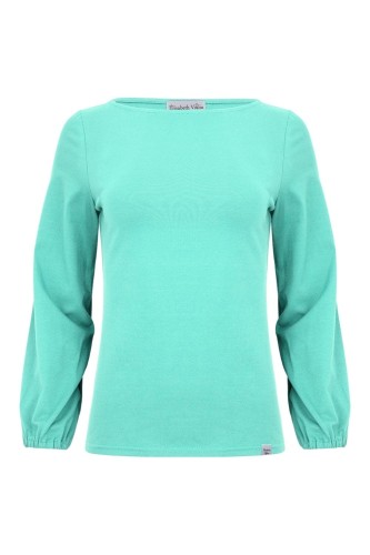 MIA z długimi rękawami Blue Turquoise przód.jpg