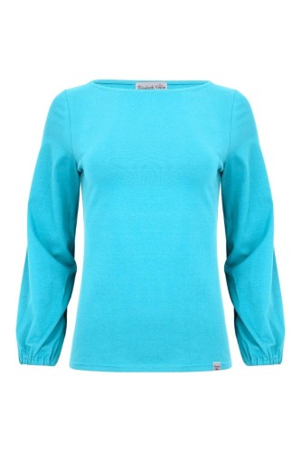 MIA z długimi rękawami Cyan Blue przód.jpg