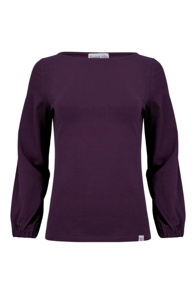 MIA z długimi rękawami Plum Purple przód.jpg