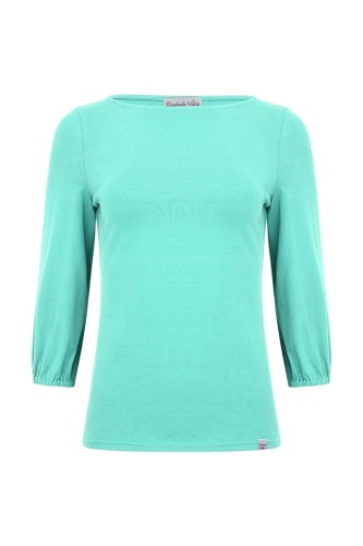 MIA z rękawkami 3:4 Blue Turquoise przód.jpg