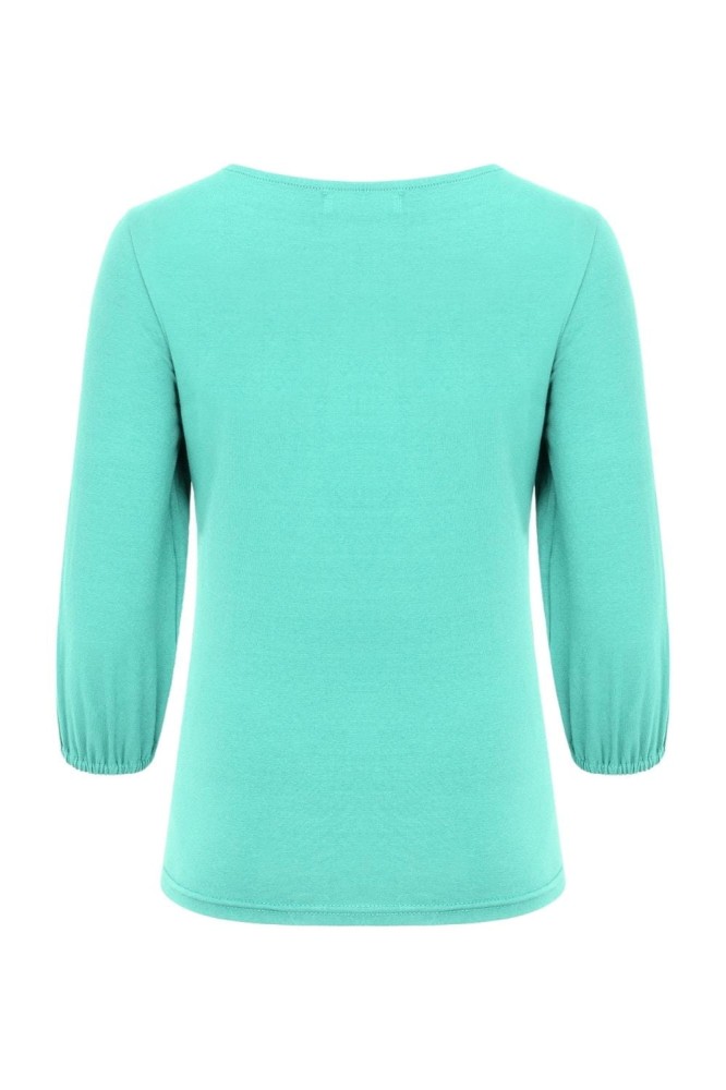 MIA z rękawkami 3:4 Blue Turquoise tył.jpg