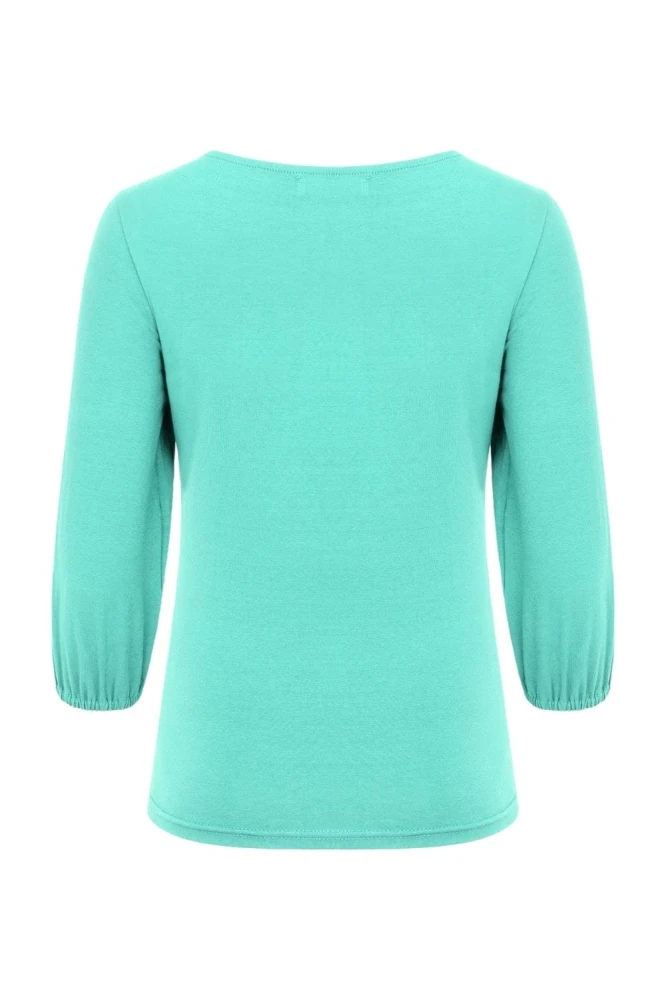MIA z rękawkami 3:4 Blue Turquoise tył.jpg